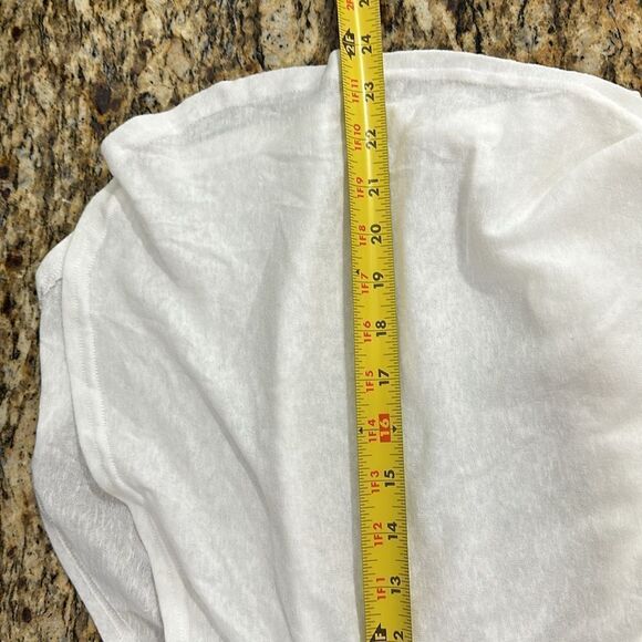 Savanna Jane White Embroidered Knit Poncho Top Size 1X/2X - Picture 8 of 8